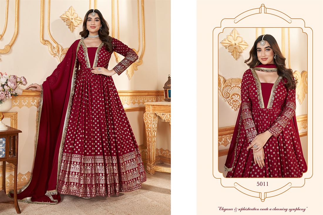 FLORY VOL-45 READYMADE GOWNS