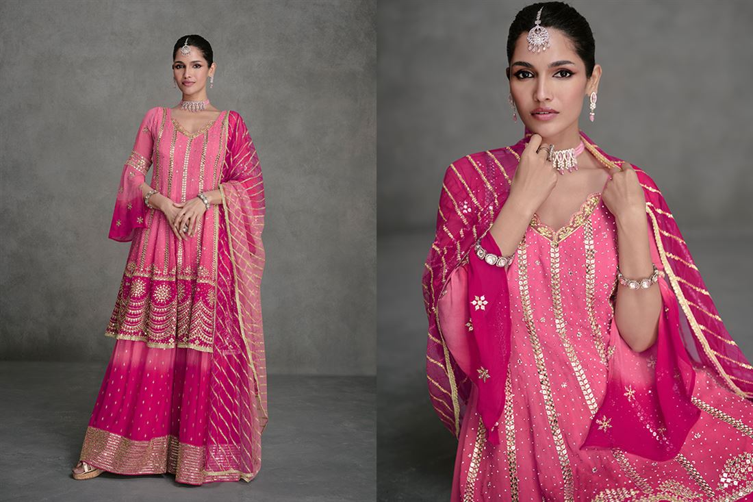 JAROKHA  FREE SIZE STITCHED