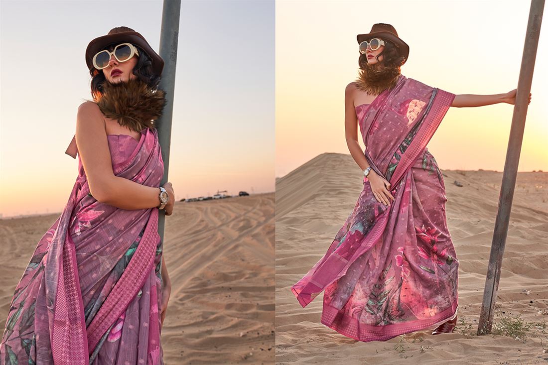 KAFFYN PRINTED SAREES