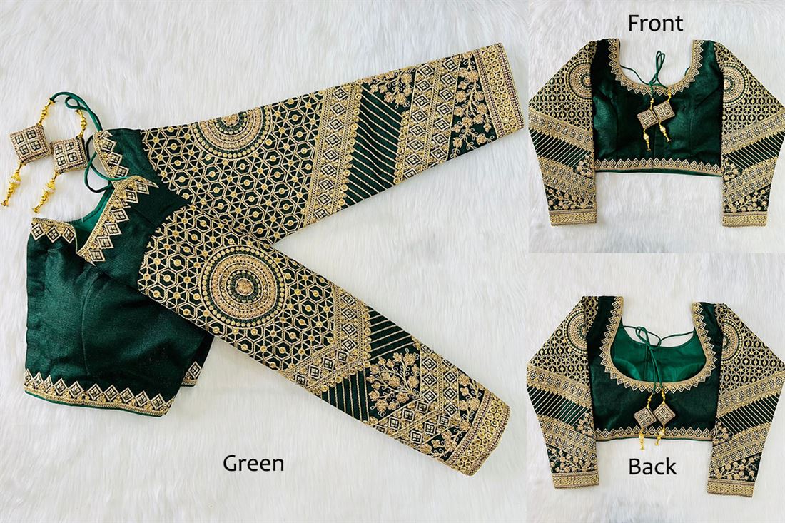 LONG SLEEVES BRIDAL BLOUSE-2