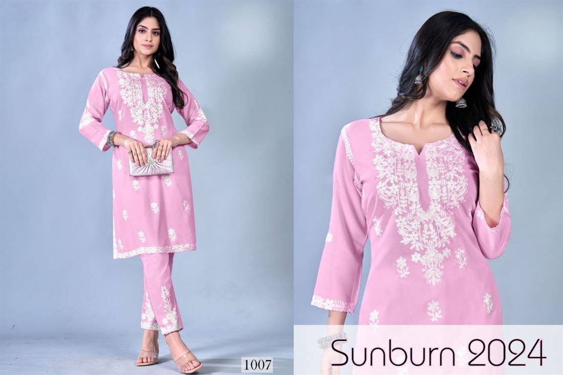 SUNBURN-2 KURTIS WITH PANTS